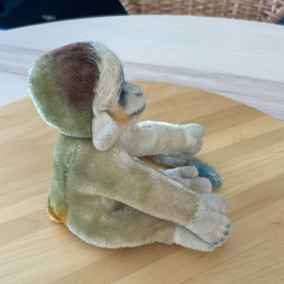 Vintage sitting mohair monkey Steiff. No tag or button. - Picture 4 of 7